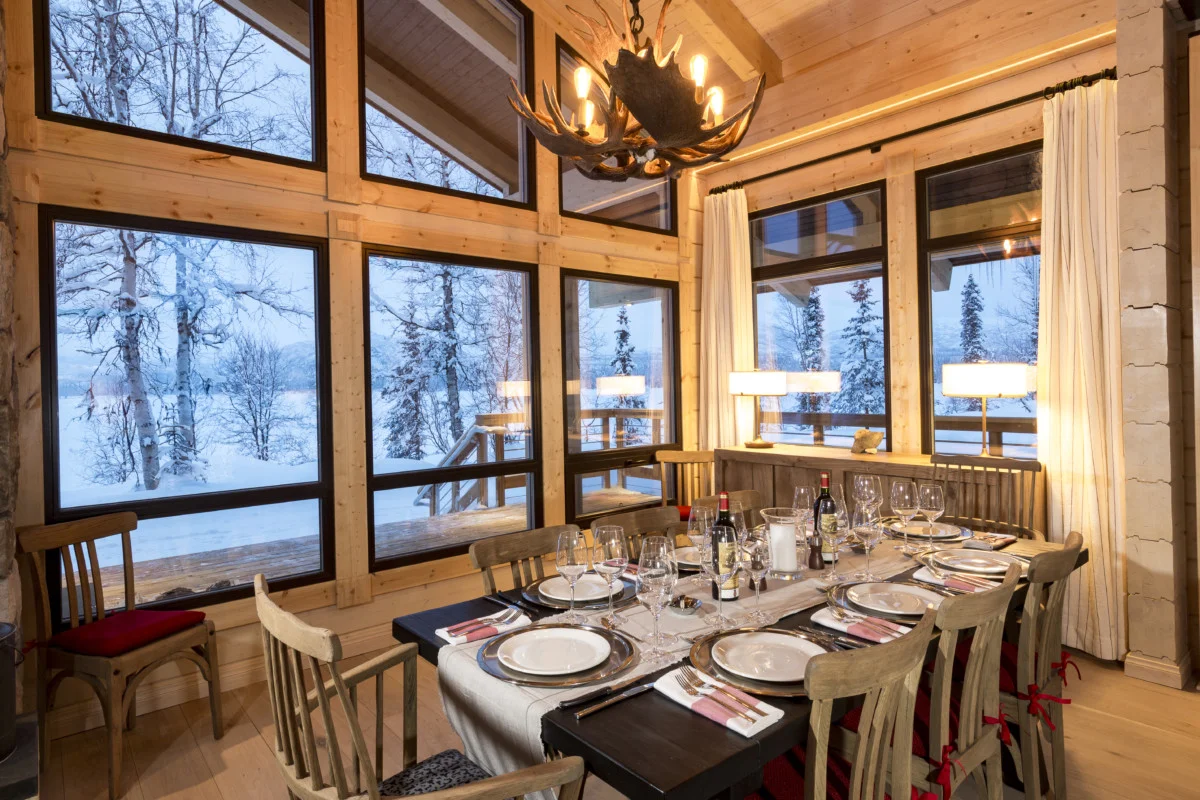 Tordrillo Mountain Lodge — Moose Hall — Judd Lake, Talachulitna River, AK